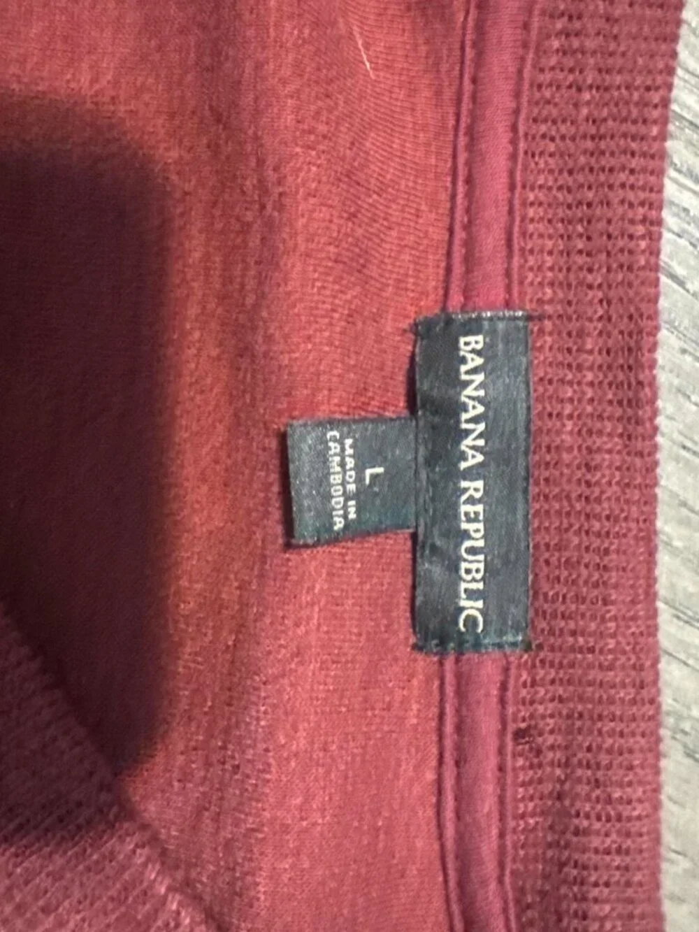 Banana Republic Vintage Red Tee, Designer Vintage | Authentic